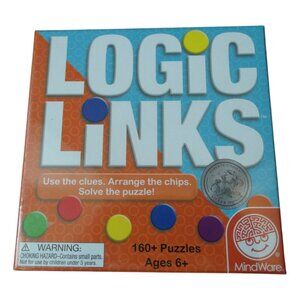 MindWare- Logic Links Puzzle Game-NWT
